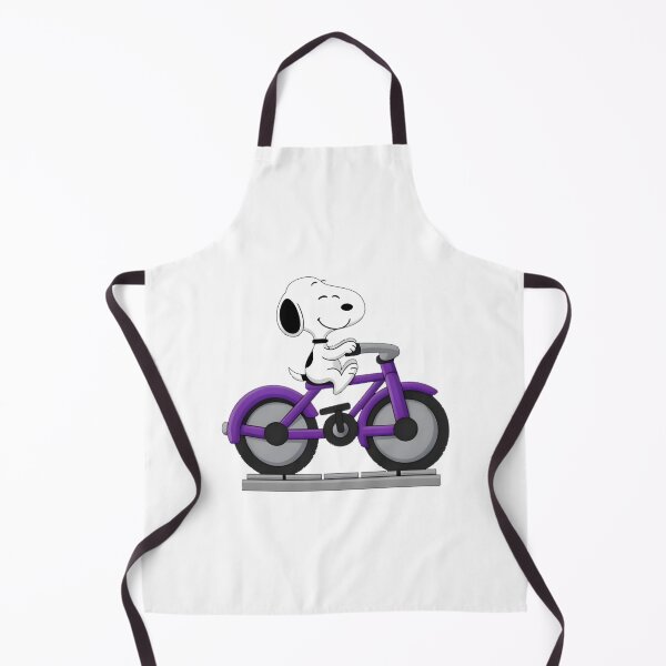 Item preview, Cute Snoopy Inspired Cartoon Riding Bicycle Cycling Design designed and sold by clockneck.