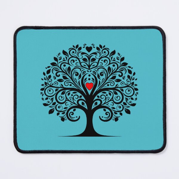 Item preview, TREE OF LOVE, PRETTY BLACK BOHO TREE SILHOUETTE, DECORATIVE NATURE ART designed and sold by classic car craze.