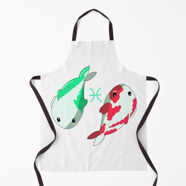 Item preview, Lil Pisces Koi - Green and Red designed and sold by DoodlesbyEllieE.