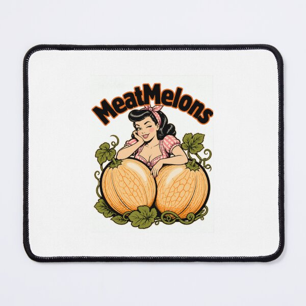 Item preview, Meat Melons White designed and sold by Mindset_im_gepeack .