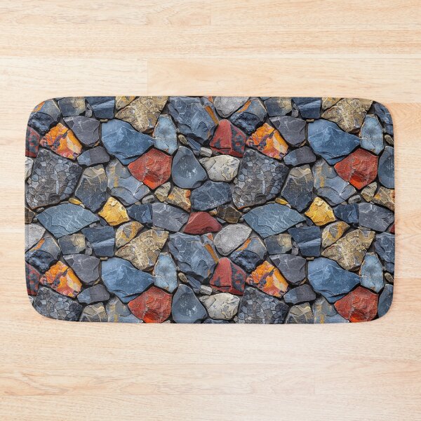 Item preview, Colorful Rustic Flagstone Masonry Pattern designed and sold by NTGUILTY.