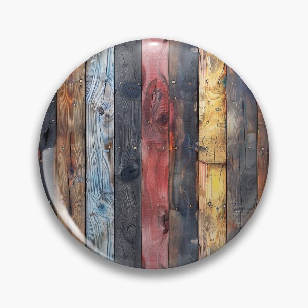 Item preview, Colorful Painted Weathered Wood Planks Pattern designed and sold by NTGUILTY.