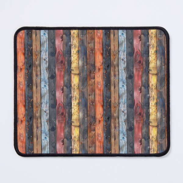 Item preview, Colorful Painted Weathered Wood Planks Pattern designed and sold by NTGUILTY.