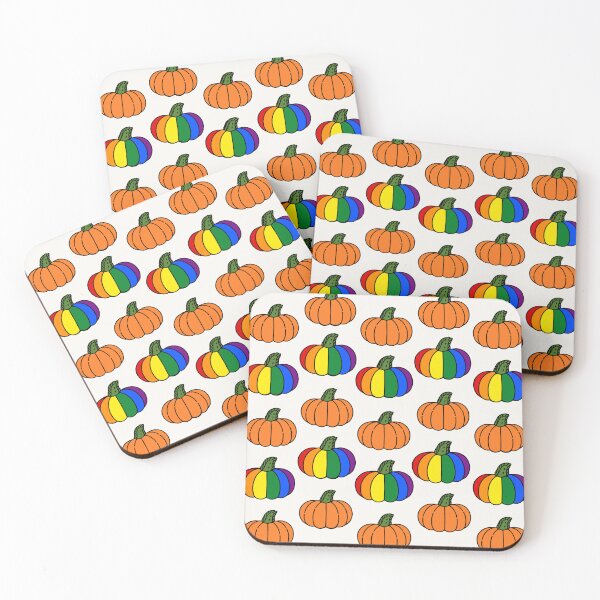 Item preview, Rainbow Halloween Pumpkin Pattern | LGBTQ+ Pride designed and sold by Cannaxes Studio.