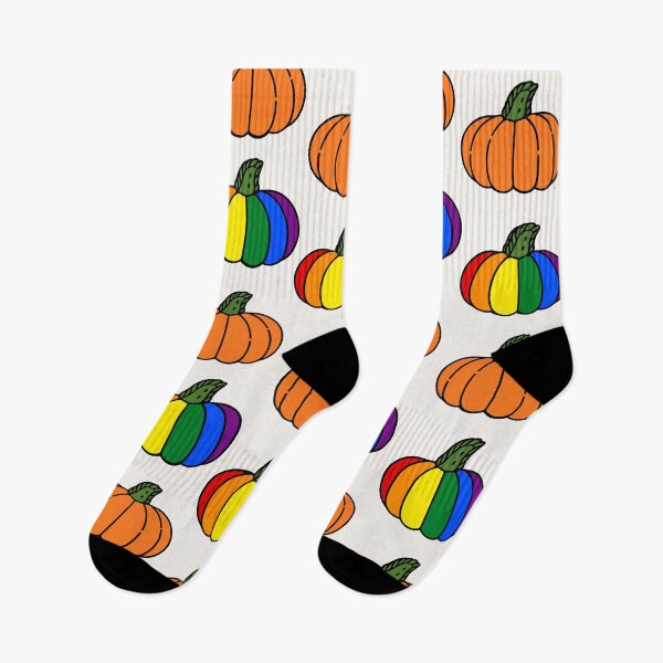 Item preview, Rainbow Halloween Pumpkin Pattern | LGBTQ+ Pride designed and sold by Cannaxes Studio.