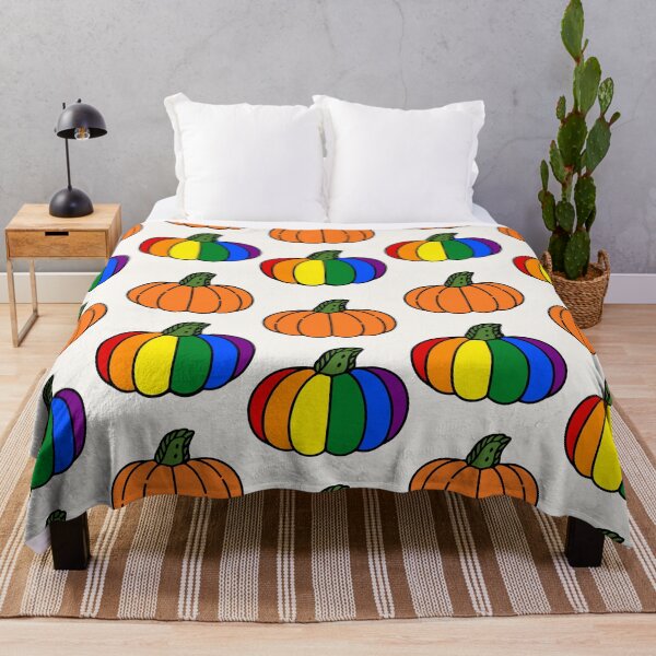 Item preview, Rainbow Halloween Pumpkin Pattern | LGBTQ+ Pride designed and sold by Cannaxes Studio.