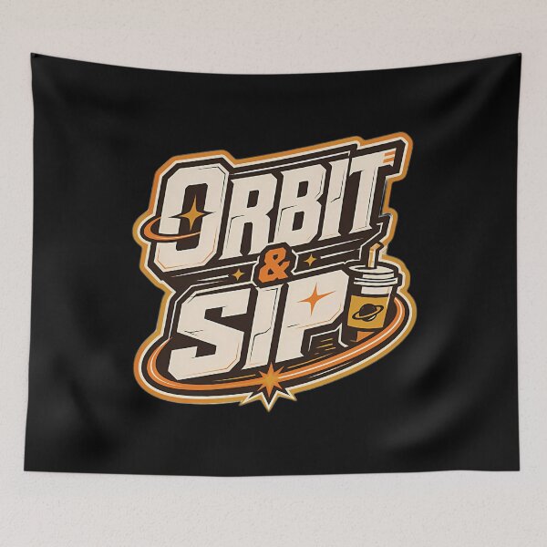 Artikelvorschau, Moderne Graffiti-Typografie – Fettdruck-Textkunst „Orbit Sip“ entworfen und verkauft von ItsartDesign1.
