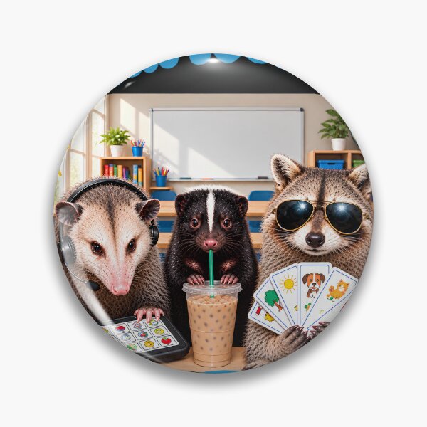 Item preview, Support Your Local Paras Raccoon Possum Skunk Graphic  designed and sold by VGAfanatic.