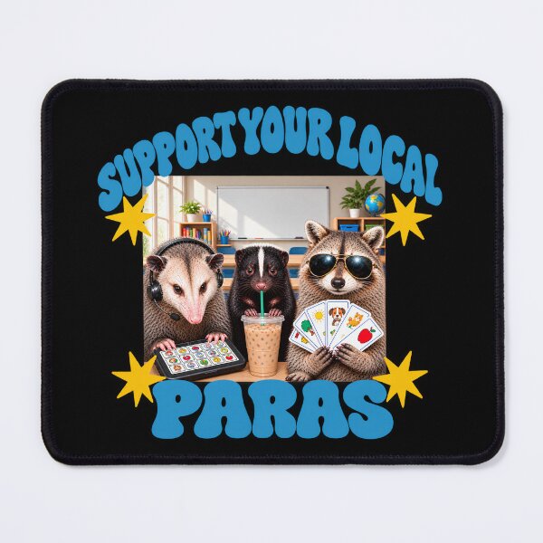 Item preview, Support Your Local Paras Raccoon Possum Skunk Graphic designed and sold by VGAfanatic.