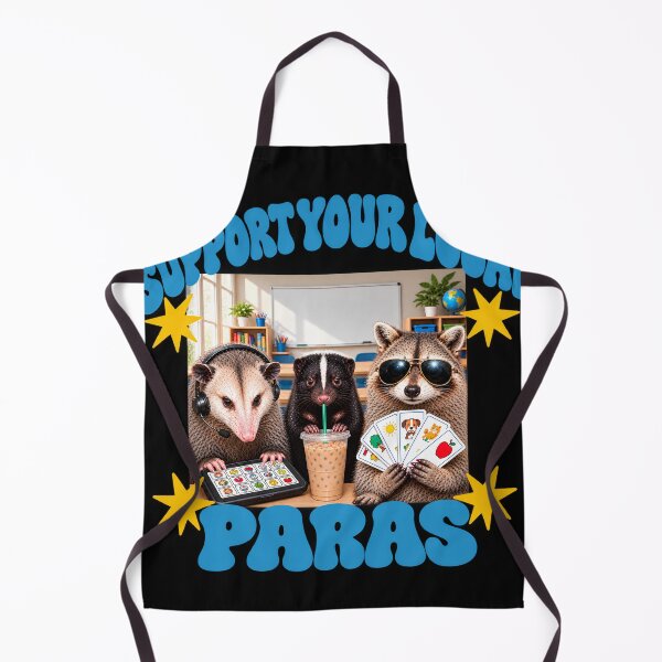 Item preview, Support Your Local Paras Raccoon Possum Skunk Graphic designed and sold by VGAfanatic.