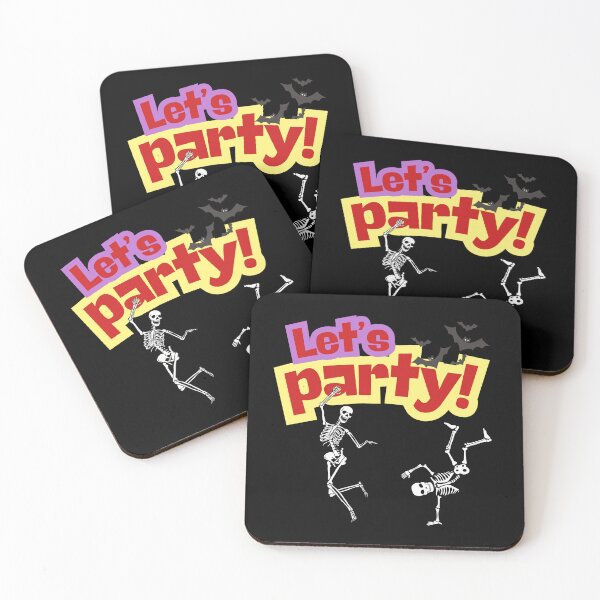 Item preview, Dancing Skeleton Let's Party Halloween designed and sold by harryordinary.