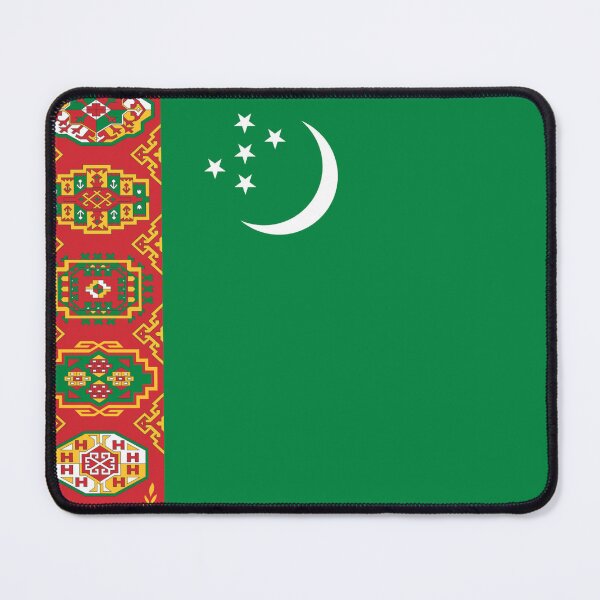Item preview, Turkmenistan Flag designed and sold by youngVl.