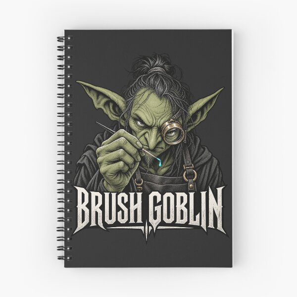 Item preview, Brush Goblin - Miniature Painter Graphic Grimdark designed and sold by WUSCHELWORKS.