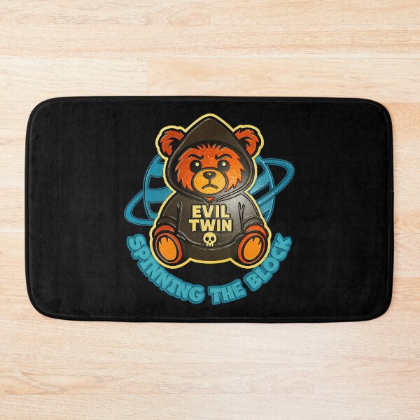 Item preview, Evil Twin Bear - Spin The Block Universe designed and sold by ItsartDesign1.