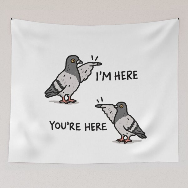 Item preview, Pigeon Knows Where You Are designed and sold by MonkiFlipp.