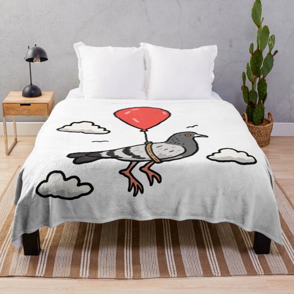 Item preview, Pigeon Flying Away With Balloon designed and sold by MonkiFlipp.