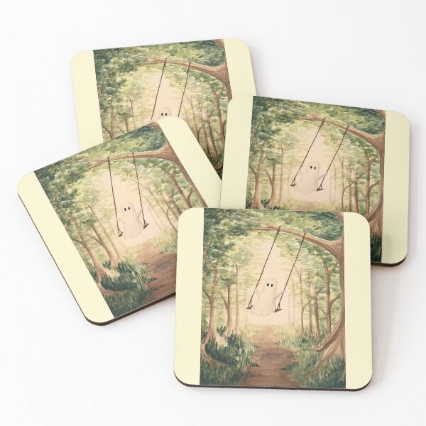 Item preview, Un fantasma se balancea en el bosque. designed and sold by LostFlamingoArt.