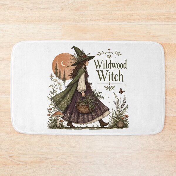 Item preview, Wildwood Witch Herb Basket Witch designed and sold by KristenosNehk.