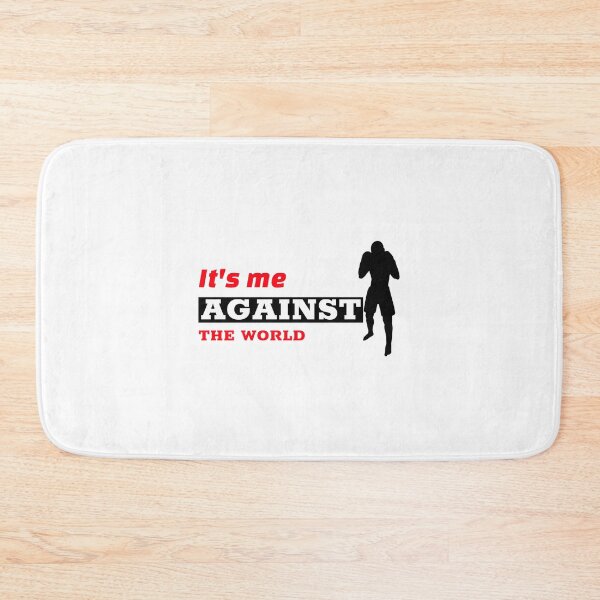 Item preview, Me Against the World Motivational Inspirational Quote Design designed and sold by maddangell.