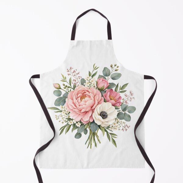 Item preview, Elegant Watercolor Floral Bouquet – Romantic Botanical Flower Art designed and sold by Amsafjol.