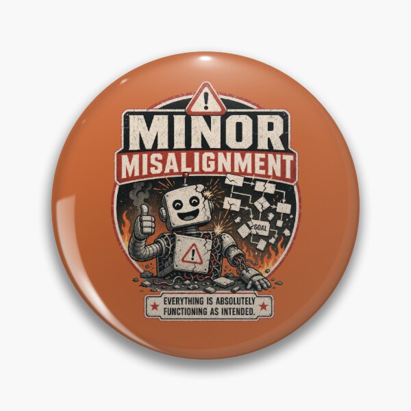 Item preview, Minor Misalignment Robot Functioning As Intended designed and sold by AntiqueImages.