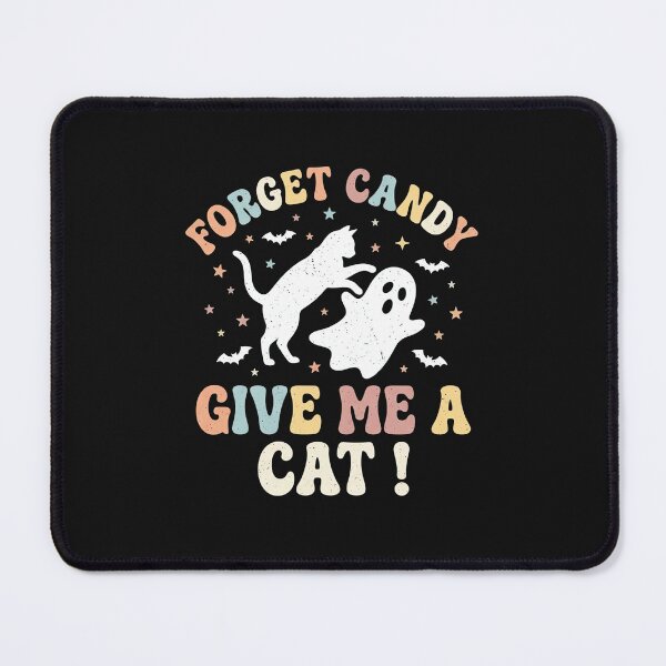 Item preview, Retro 70s Forget Candy Give Me A Cat Groovy Ghost designed and sold by MizoX7.
