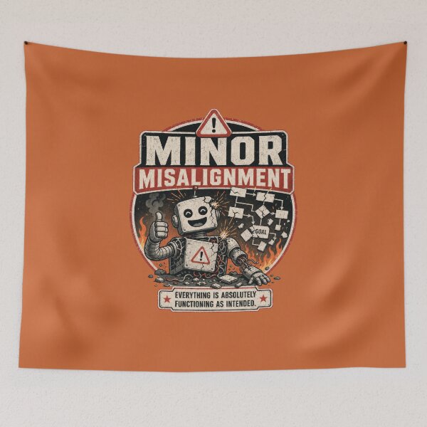 Item preview, Minor Misalignment Robot Functioning As Intended designed and sold by AntiqueImages.