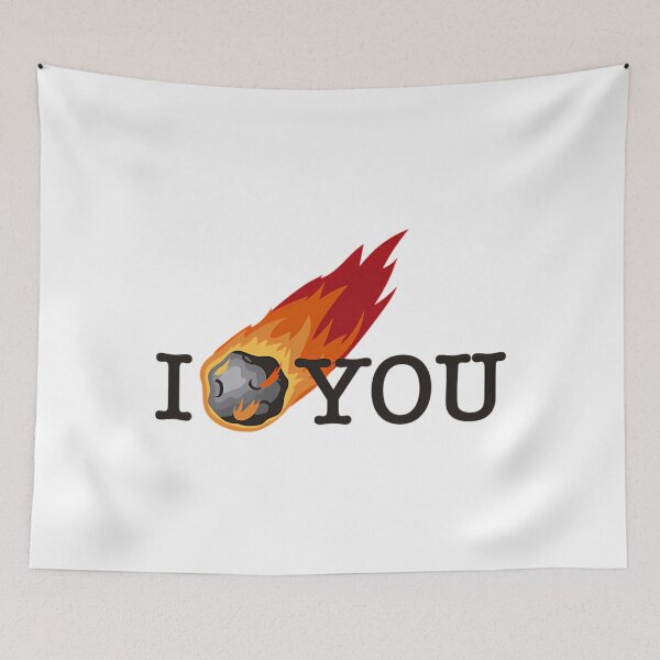 Item preview, I Asteroid You (Black) designed and sold by ItsartDesign1.