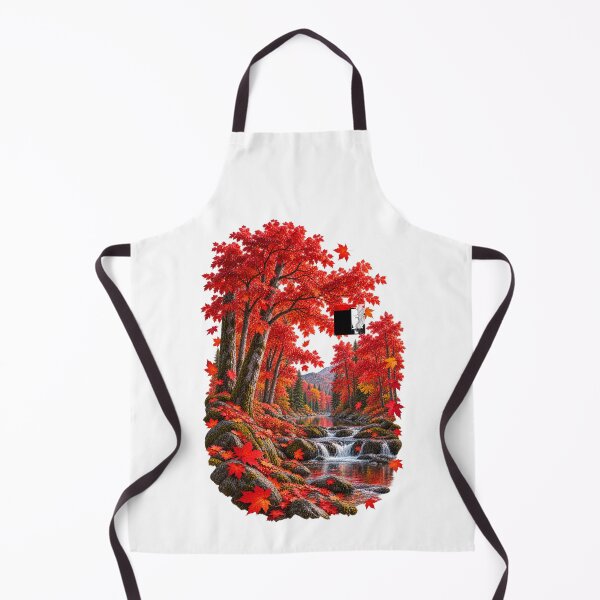 Item preview, Red Maple Forest Autumn Landscape Fall Foliage designed and sold by RockitBaby.