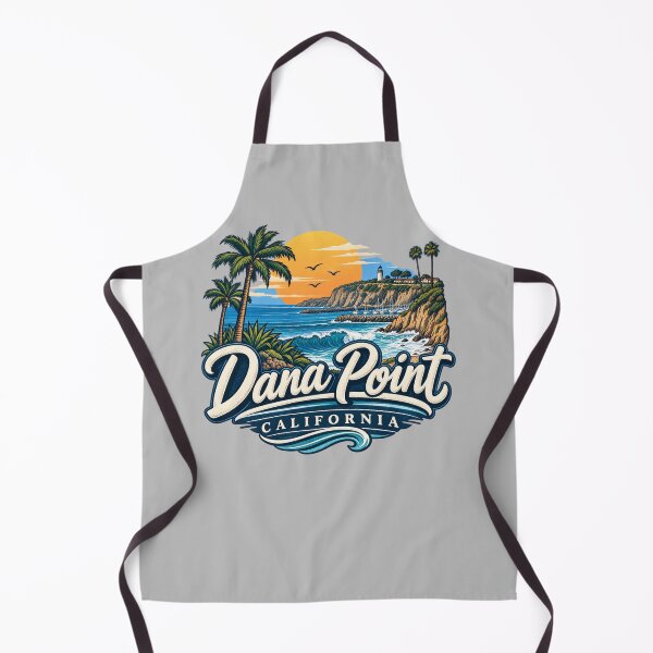 Item preview, Dana Point California Setting - Coastal Sunset Vintage Travel Art designed and sold by ParfaitPrints.