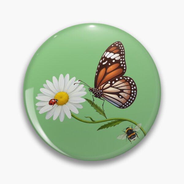 Item preview, BUTTERFLIES, LADYBUGS, DAISY, BEES, FLOWERS, NATURE, FLORAL designed and sold by classic car craze.