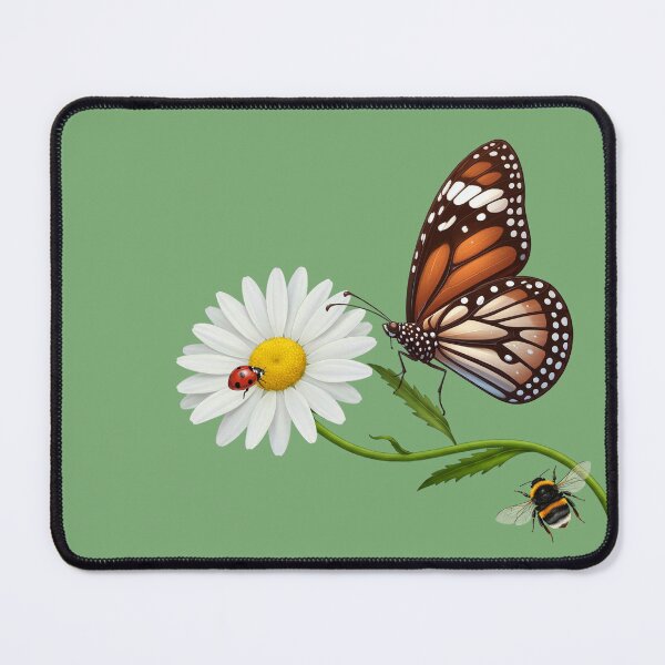 Item preview, BUTTERFLIES, LADYBUGS, DAISY, BEES, FLOWERS, NATURE, FLORAL designed and sold by classic car craze.
