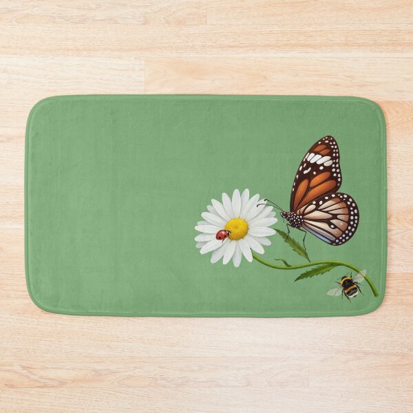 Item preview, BUTTERFLIES, LADYBUGS, DAISY, BEES, FLOWERS, NATURE, FLORAL designed and sold by classic car craze.