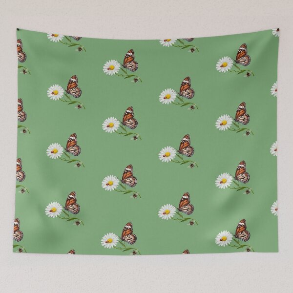 Item preview, BUTTERFLIES, LADYBUGS, DAISY, BEES, FLOWERS, NATURE, FLORAL designed and sold by classic car craze.