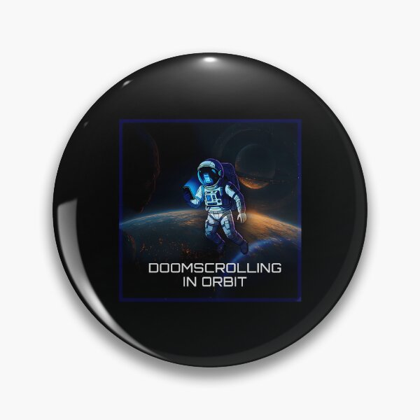 Item preview, Doomscrolling In Orbit designed and sold by ItsartDesign1.