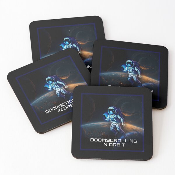Item preview, Doomscrolling In Orbit designed and sold by ItsartDesign1.