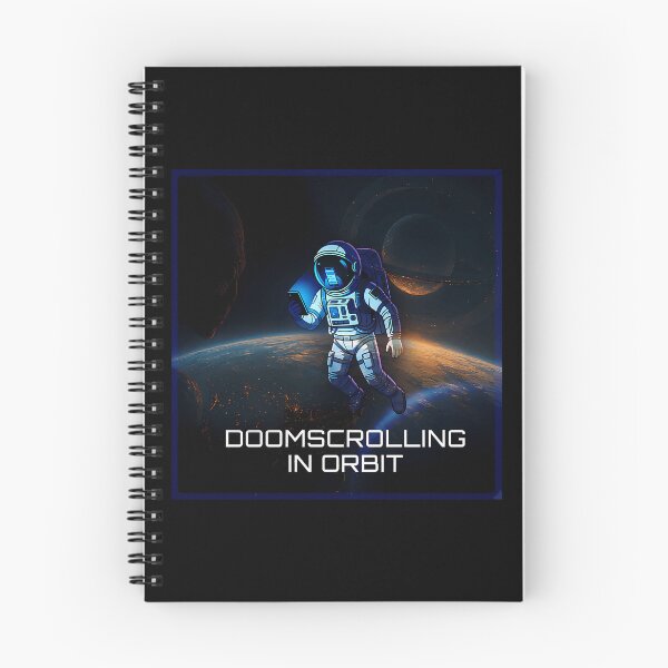 Item preview, Doomscrolling In Orbit designed and sold by ItsartDesign1.