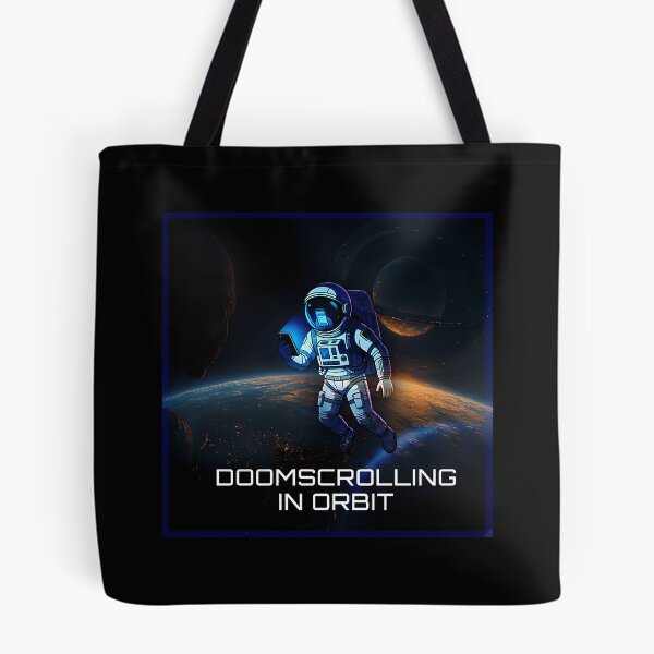 Item preview, Doomscrolling In Orbit designed and sold by ItsartDesign1.