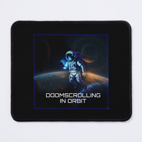 Item preview, Doomscrolling In Orbit designed and sold by ItsartDesign1.