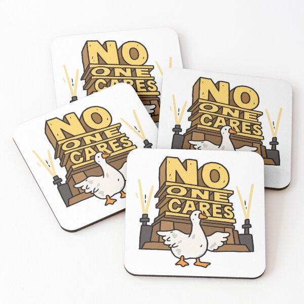 Item preview, No One Cares Goose designed and sold by MonkiFlipp.