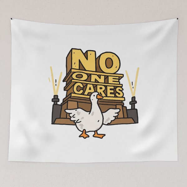 Item preview, No One Cares Goose designed and sold by MonkiFlipp.