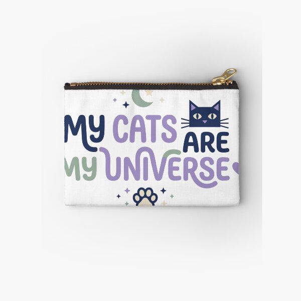 Item preview, My Cats Are My Universe Cute Cat Lover Typography Design designed and sold by BunnyLove003.