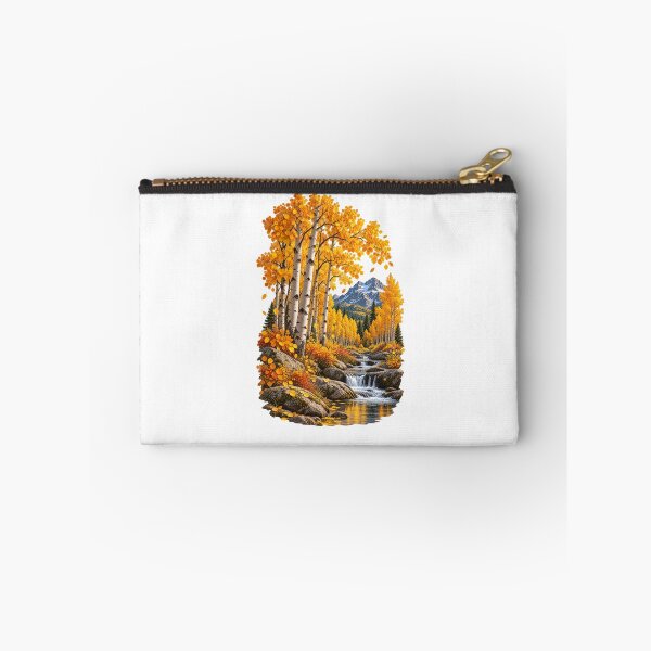 Item preview, Golden Aspen Grove Autumn Forest Mountain Landscape designed and sold by RockitBaby.
