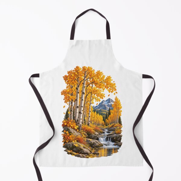 Item preview, Golden Aspen Grove Autumn Forest Mountain Landscape designed and sold by RockitBaby.