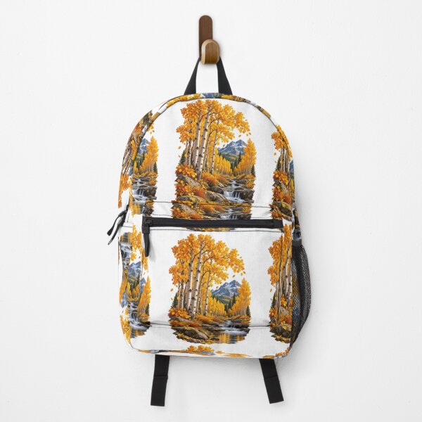 Item preview, Golden Aspen Grove Autumn Forest Mountain Landscape designed and sold by RockitBaby.
