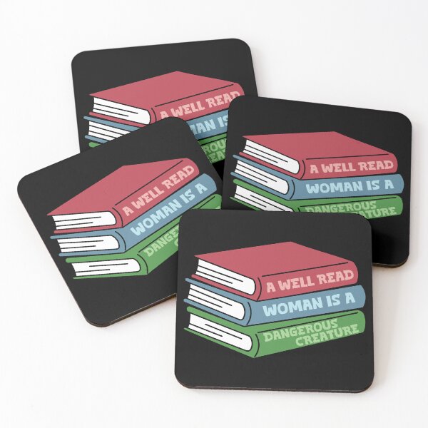 Item preview, A Well Read Woman Is a Dangerous Creature | Book Lover Reading Design designed and sold by Hallowed Artistry.