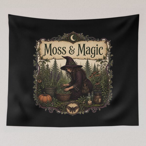 Item preview, Moss & Magic in the Herb Garden designed and sold by KristenosNehk.