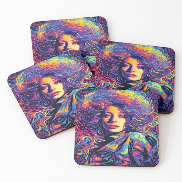 Item preview, Psychedelic Art Woman 03 designed and sold by COSMIC SUDZ.