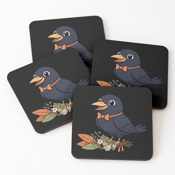 Item preview, Dapper Crow in an Autumn Bow Tie designed and sold by urmoments.