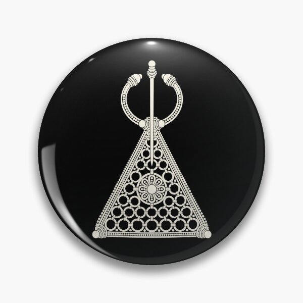 Item preview, Moroccan Amazigh Fibula — Traditional Jewelry Emblem designed and sold by The Abstract Vision.